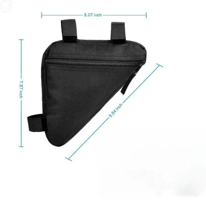 1PC Waterproof Bicycle Bag Front Tube Frame Handlebar Triangle Pouch Cycling Accessory with Frame Holder
