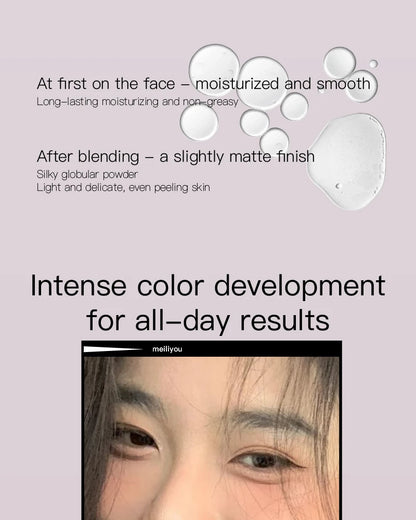 Korean Liquid Powder Blusher Natural Enhancement Color Low Saturation Matte Multi-purpose Powder Blusher Liquid Water Gloss