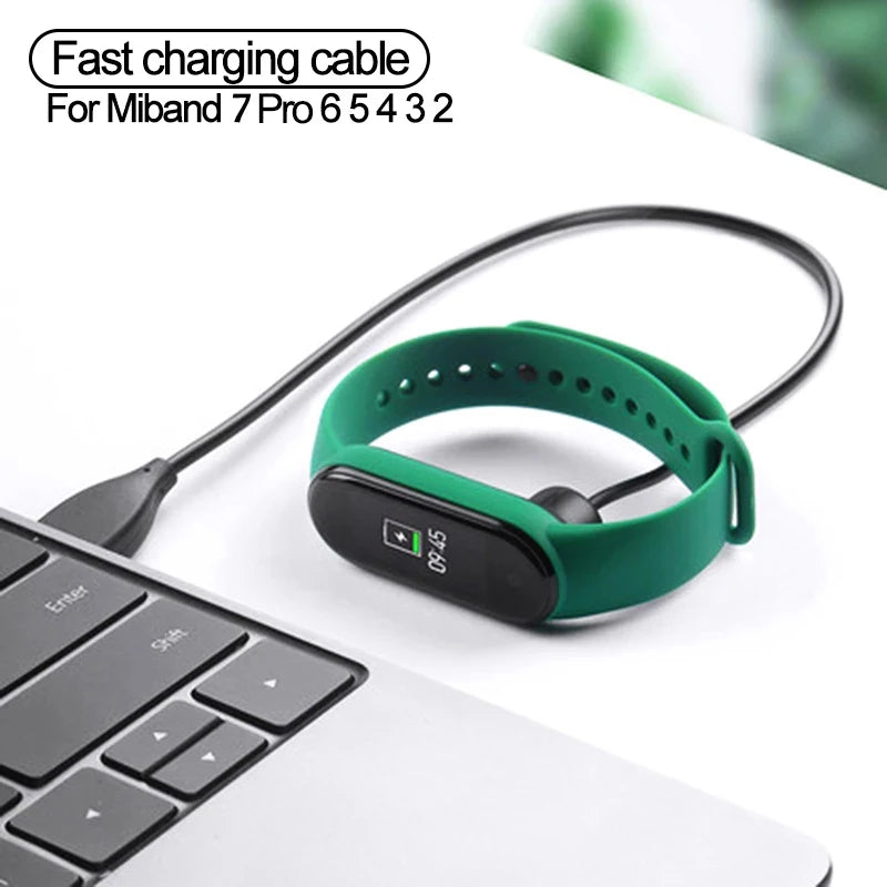 Magnetic Chargers for Xiaomi Mi Band 7 Pro USB Charging Cable for MiBand 6 5 4 3 2 Pure Copper Core Power Cord Smartband Charger