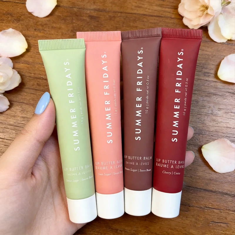 Summer Fridays Lip Balm Moisturizing Mirror Lip Gloss Lip Vanilla Pink Sugar Pink Guava Smell Lipstick Transparent Oil Makeup