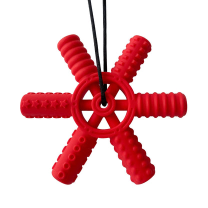1pcs Silicone Teether Kids Chew Necklace Sensory Chewy Pendant Oral Motor Toys Therapy Tools for Autism Children's Goods