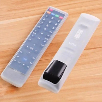1PC Silicone TV Air Condition Remote Control Protective Case Transparent Waterproof Dust-proof Storage Bag