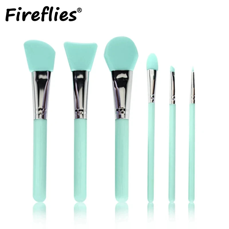 Silicone Facial Mask Brush Soft Head with Scraper Integrated Dual-use Mud Film Brush DIY Film Adjusting Beauty Tool Beauty