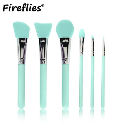 Silicone Facial Mask Brush Soft Head with Scraper Integrated Dual-use Mud Film Brush DIY Film Adjusting Beauty Tool Beauty