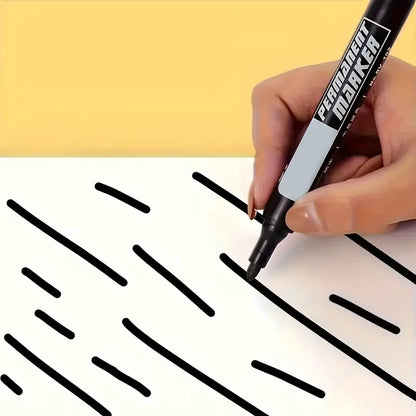 1-100Pcs Waterproof Oil-based Marker Pen Quick Dry Black Blue Red Ink Permanent for Metal Glass Stationery Art School Supply