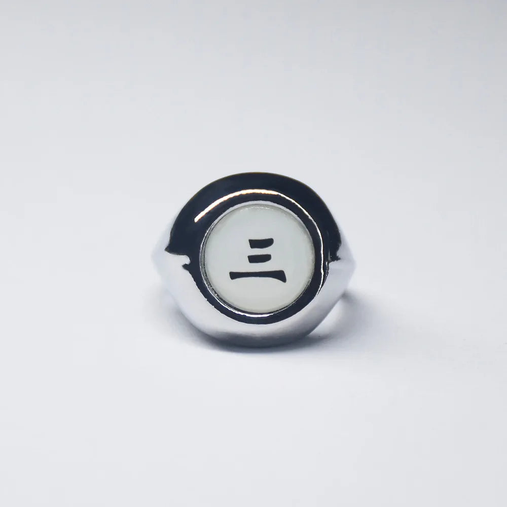Anime Cosplay Ring Set Akatsuki Itachi Ring For Women Men Metal Finger Jewelry Accessories Cool Best Friend Child Gift