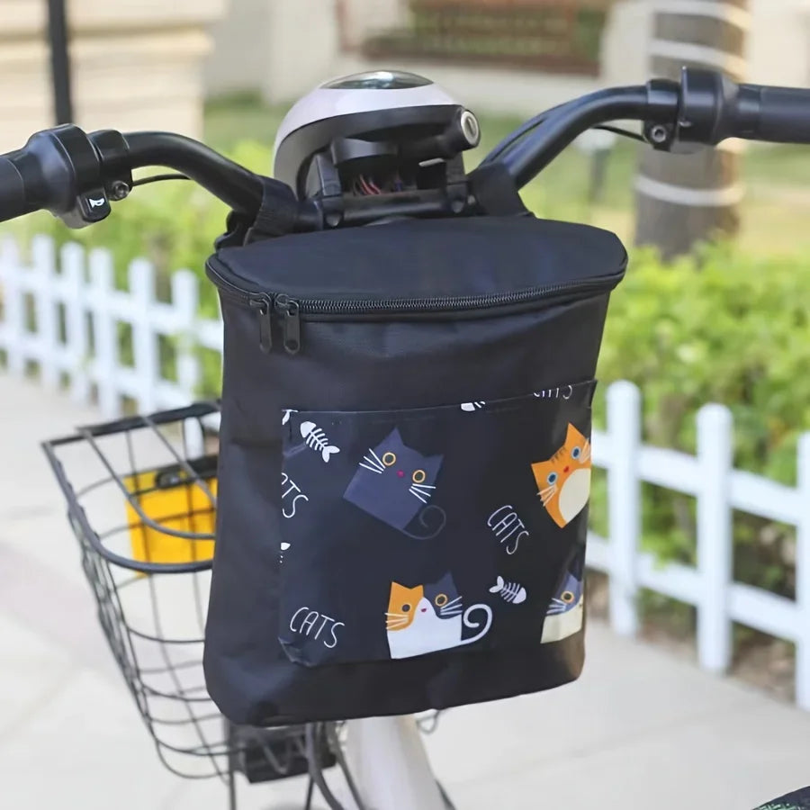 Multi Functional Bicycle Clutch with Large Capacity, Electric and Motorcycle Front Zipper Storage, Motorcycle Accessories