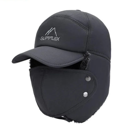 2024 Winter Warm Thickened Artificial Fur Baseball Hat Men's and Women's Skiing Soft Extreme Cold Hat Fishing Hat Outdoor