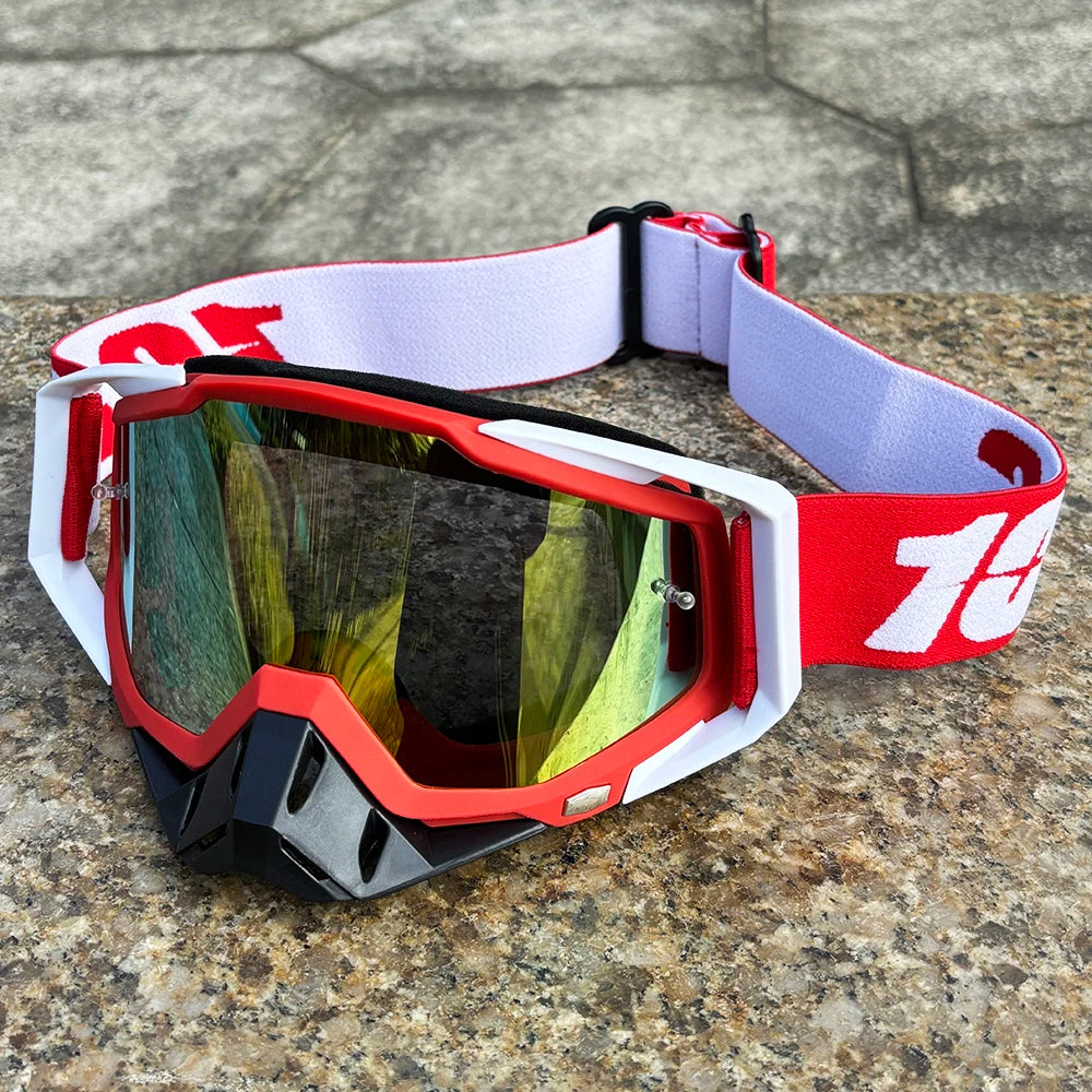 100 Off-road Goggles Motocross Glasses Motorcycle Sunglasses Man MTB ATV Mask Windproof Protection Skiing Cycling Racing Goggles
