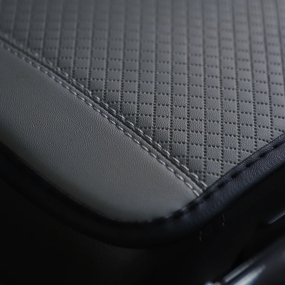 1 PU Comfortable Embossed Waterproof Anti-fouling Car Armrest Cushion Central Control Cushion Automotive Supplies