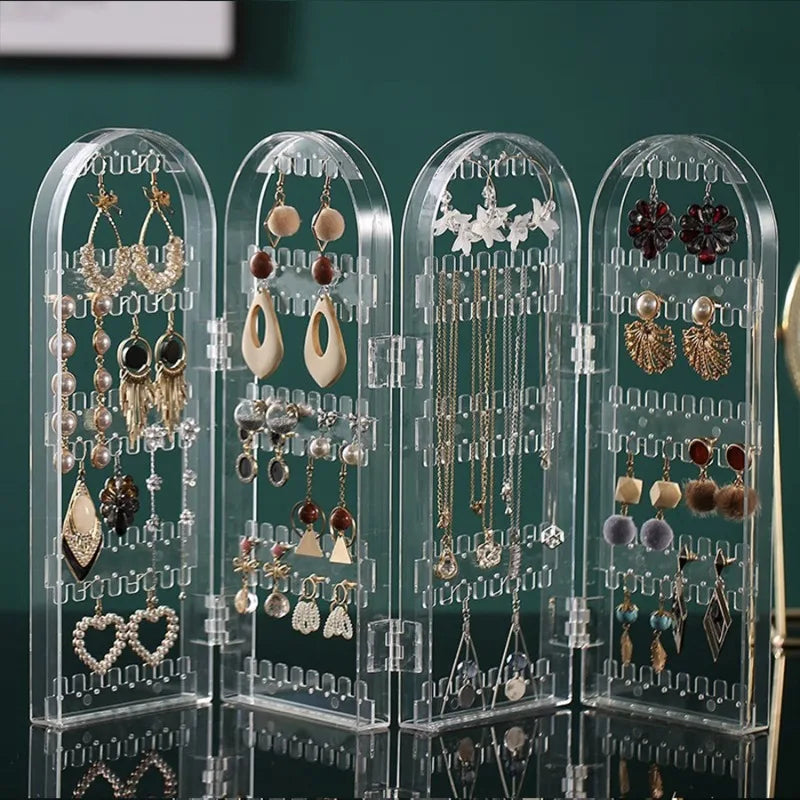 Earring Screen Jewelry Rack Display Rack Creative Screen Jewelry Rack Jewelry and Earrings Display and Storage Rack Top