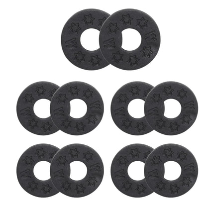 Miwayer 10 Pcs Guitar Rubber Strap Locks Anti Slip PE Pads/Secure and Safe Guitar Strap Locks Compatible Guitar Protect
