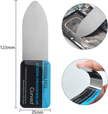 1-5PCS Stainless Steel Blade Soft Thin Pry Spudger Cell Phone Tablet Screen Battery Opening Tools For Samsung IPhone IPad Opener