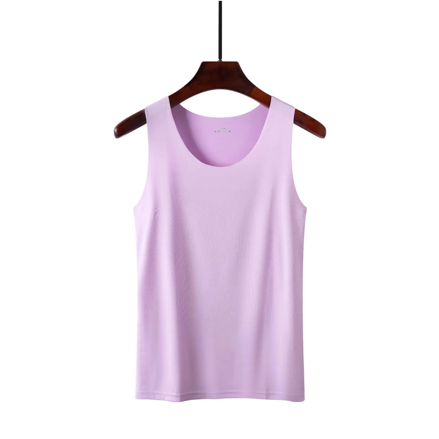 1pcs Summer Women Men Thin Tank Tops Seamless Ice Silk Vest Undershirt Underwear Students Korean-Style Slim Vest Sleeveless Tops