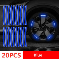 20pcs blue tyre