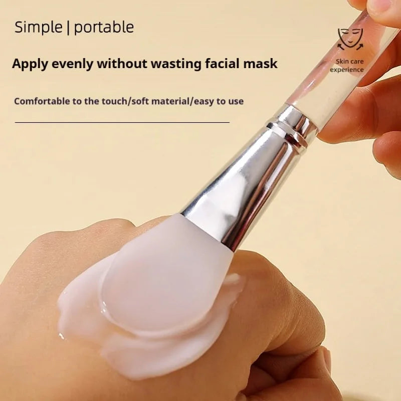4/1pcs Silicone Face Mask Applicators Soft Head Flexible Face Mask Brushes for Mud Clay Reusable Face Mask Spatula Makeup Tools
