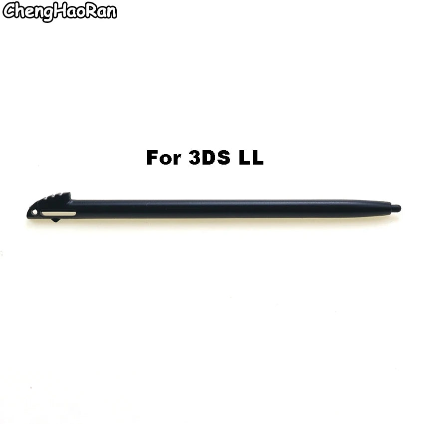 1PC Black Metal Telescopic Stylus Plastic Stylus Touch Screen Pen for 2DS 3DS New 2DS LL XL New 3DS XL For NDSL NDSi NDS