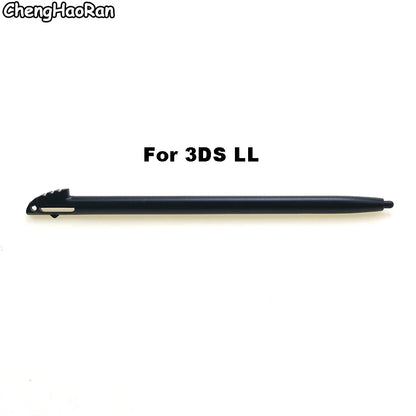 1PC Black Metal Telescopic Stylus Plastic Stylus Touch Screen Pen for 2DS 3DS New 2DS LL XL New 3DS XL For NDSL NDSi NDS