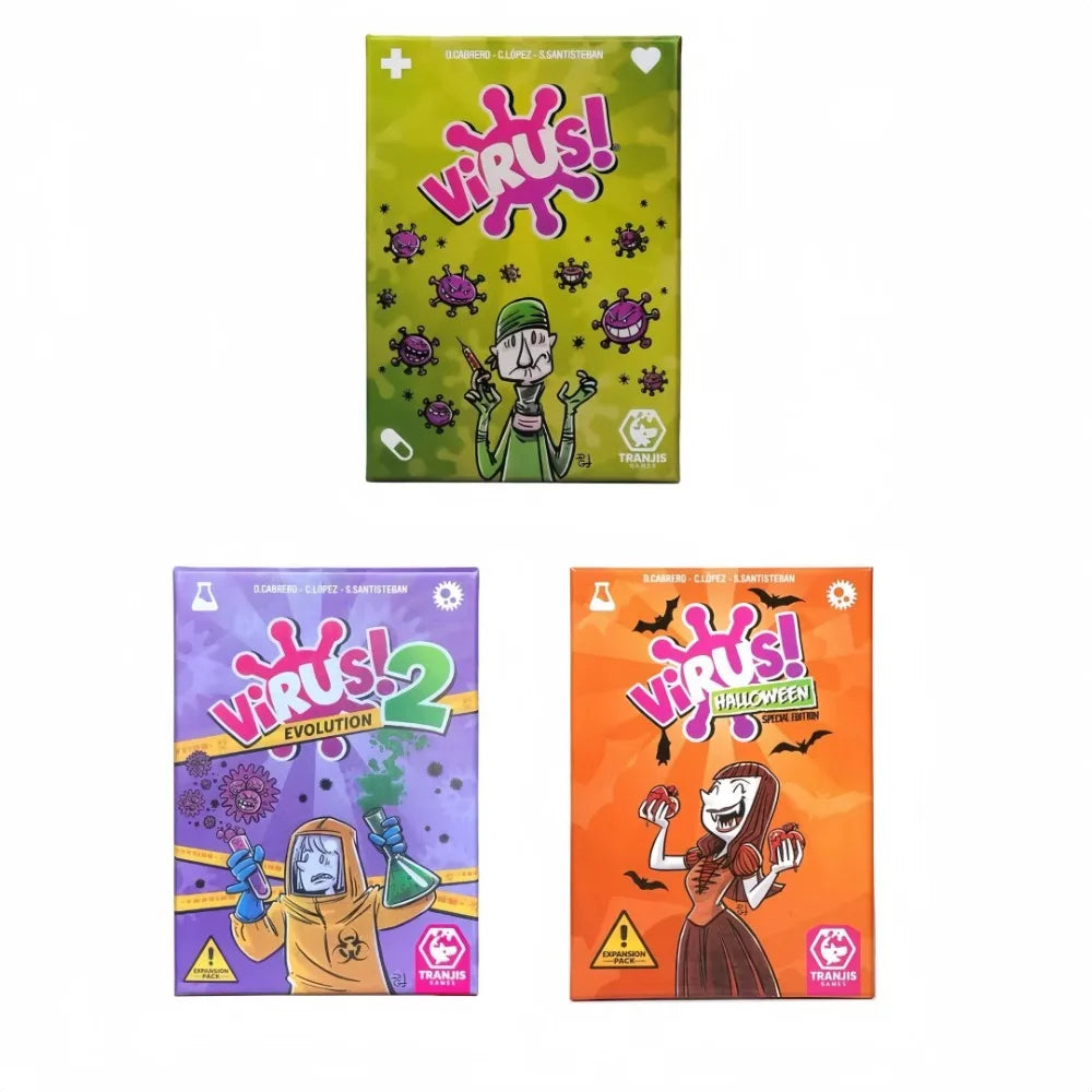 Interesting Virus Infected Card Game English Version Tabletop Card Interactive Game for Family Gatherings Couples Adult Parties