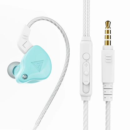 QKZ CK5 FiLe Wired Earphone with Microphone HiFi Music Earphone Professional Gaming And Sports Noise Cancelling Headphones