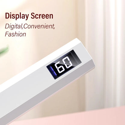 YIKOOLIN UV Light for Gel Nails Mini UV Nail Lamp Professional LED Light for Curing Gel Polish 2 Timing Modes for DIY Home Salon