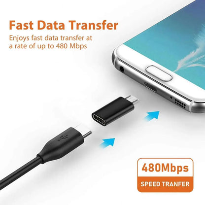 USB Type-C Adapter Type C To Micro USB Female To Male Converters For Xiaomi Samsung Charger Data Cable USBC USB C Adapter
