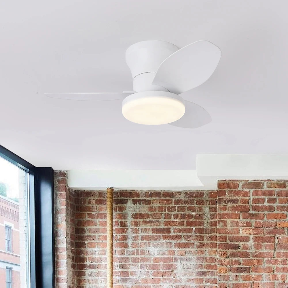 Nordic fan lights, bedrooms, study rooms, dining rooms, modern and minimalist ceiling fan lights, children's rooms, commercial o