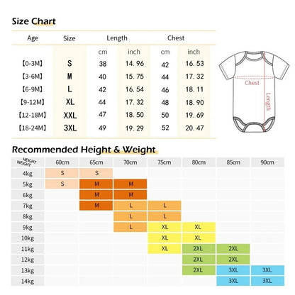 "Dad + Me" Cartoon Motorcycle Print Short Sleeve Newborn Baby Bodysuit Toddler & Infant Boy's Onesie for Summer Clothing