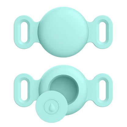 Waterproof Silicone Cover For Apple Airtag Case Double Ear Dog Cat Collar GPS Finder Protective Cases For Apple Air Tag Tracker