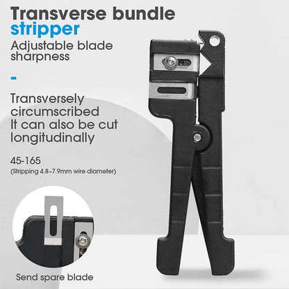 45-162 45-163 45-165 Fiber Optic Stripper Coaxial Cable Stripper Optical Cable Slitter Wire Stripper Tool Beam Tube Stripper