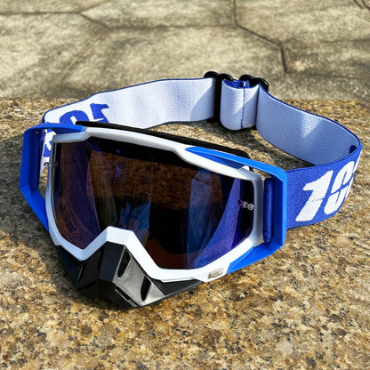 100 Off-road Goggles Motocross Glasses Motorcycle Sunglasses Man MTB ATV Mask Windproof Protection Skiing Cycling Racing Goggles