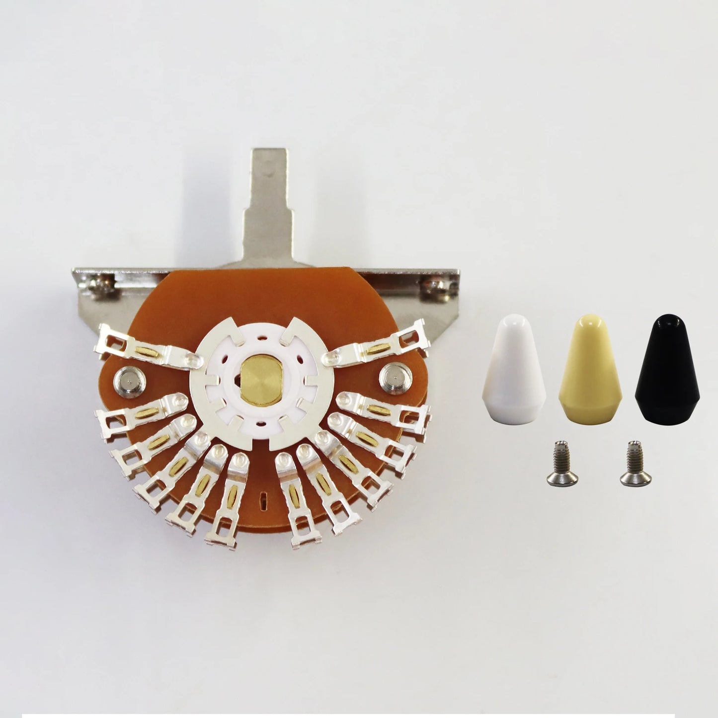 PHRILAM 3-Way 8-Legs 5-Way Electric Guitar Switch Metal Plastic with Screws 1pc Tip Switch Guitar Accessories