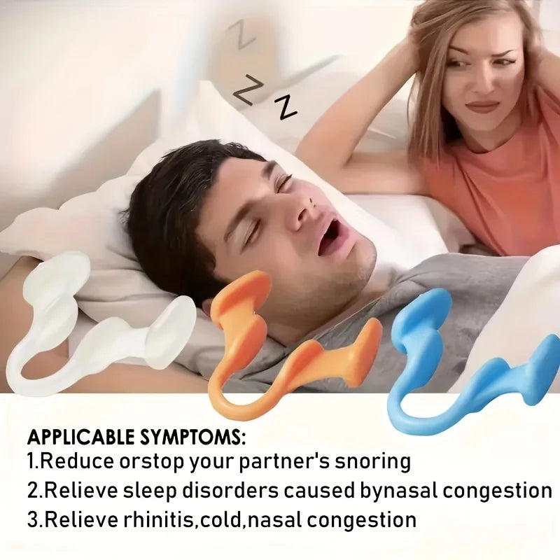 2-10pc Silicone Anti-Snoring Corrector Sleep Aid Nose Expanders Improve Sleeping Quality Relief Nasal Clip Stop Snoring Device