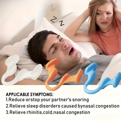 2-10pc Silicone Anti-Snoring Corrector Sleep Aid Nose Expanders Improve Sleeping Quality Relief Nasal Clip Stop Snoring Device