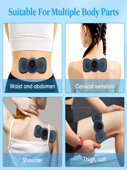 Intelligent Mini Electric Neck Massager Charging Portable Shoulder and Neck Neck Massage Patch with Multiple Adjustable Levels