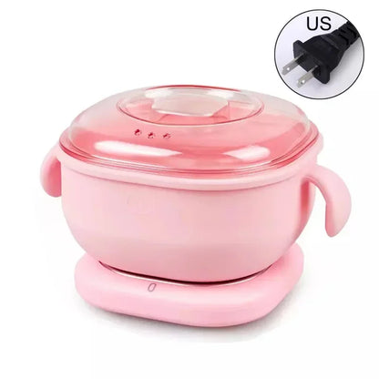 Portable Wax Heater Silicone Hair Wax Machine Spa Body Depilator Paraffin Par For Travel Hair Warmer 400ml
