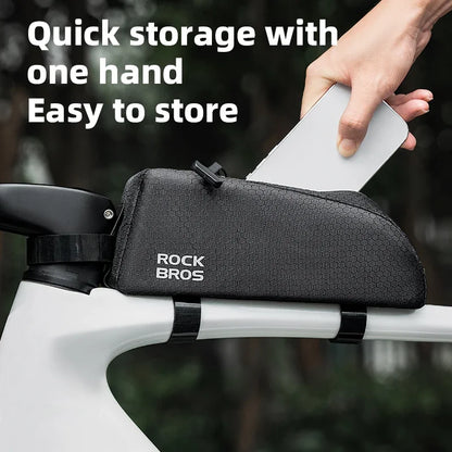 ROCKBROS Bicycle Bag Top Tube Bag / Bottom Tube Bag Large Capacity Waterproof MTB Road Bike Triangle Pannier Front Cycling Bags