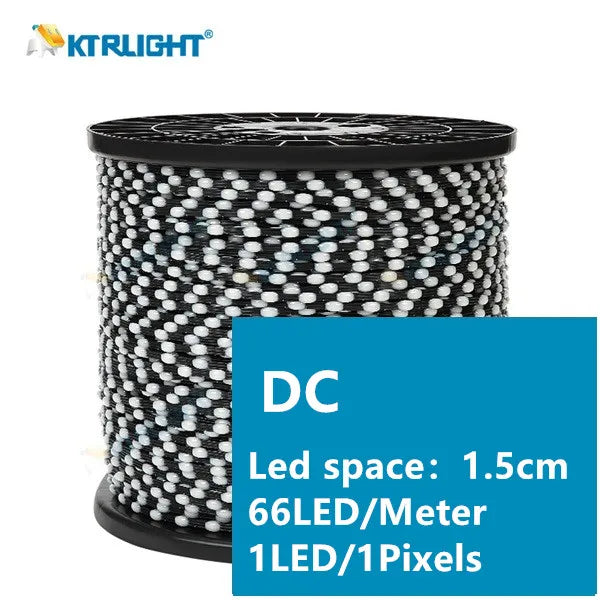 3pin DC5V/12V black LED pixel light string WS2811 RGB programmable light string holiday atmosphere light Christmas light string