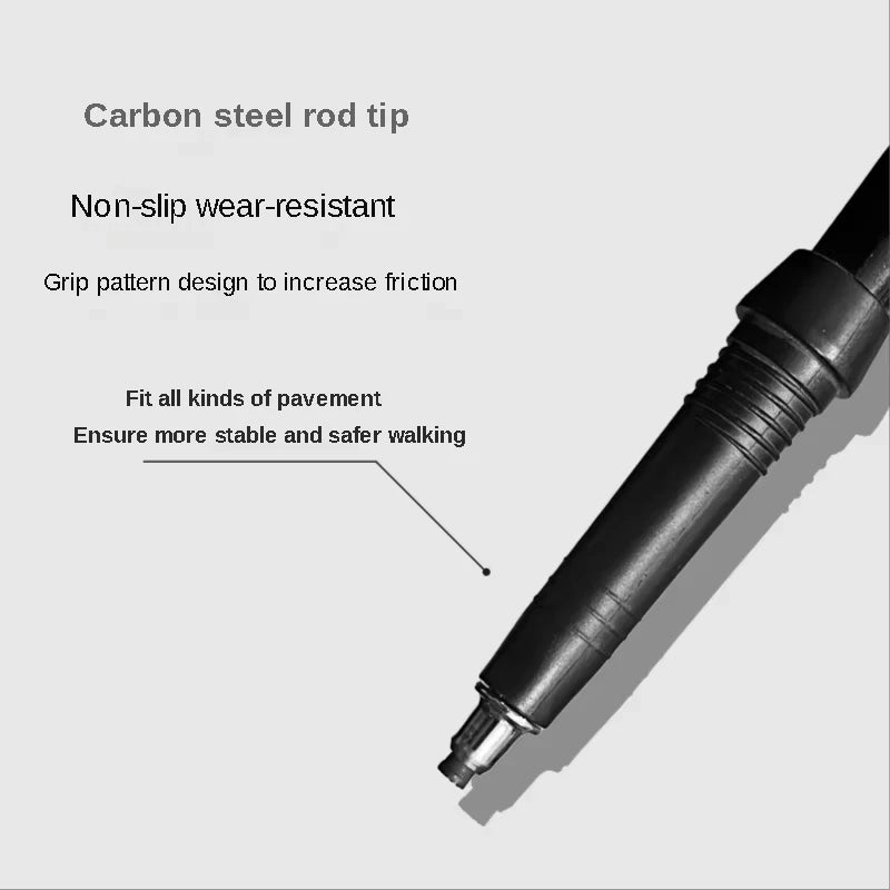 1pcs Hiking Anti Shock Walking Sticks Telescopic Trekking Climbing Poles Ultralight Walking Canes  Aluminum Outdoor  135CM