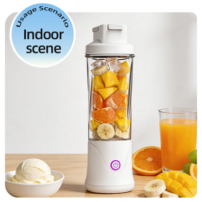 6 Blades Electric Juicer Cup 2 Cups For Travel Portable Juicer Mixer Usb Charge Fresh Fruit Juice Personal Blender Smoothie
