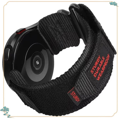 22mm 20mm Camouflage Nylon Strap for Samsung Galaxy Watch 7 6 5 4 40/44mm 6 Classic 43 47mm Band for Huawei Watch GT5 4Pro Band