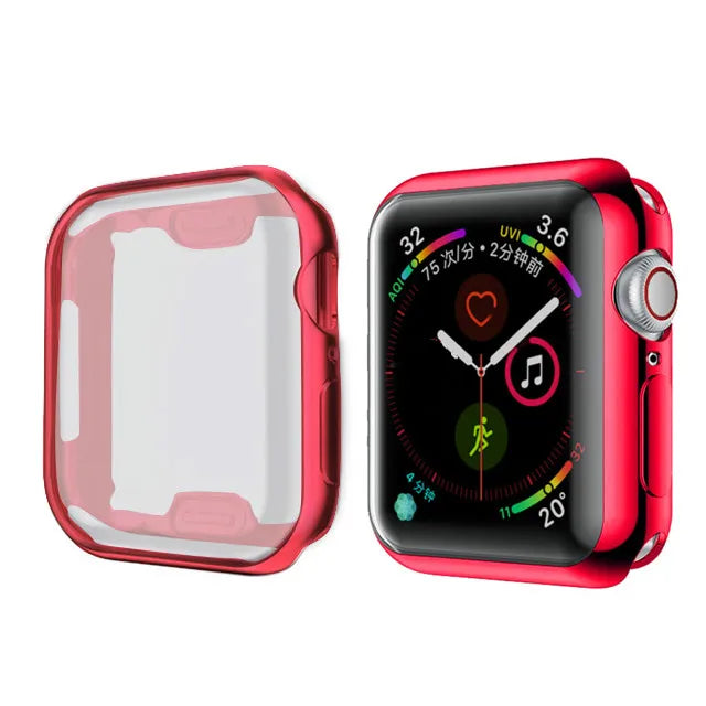 Screen Protector For Apple Watch Ultra 9 8 7 6 SE 5 4 3 2 Case bumper Cover for iwatch series 49mm 45mm 41mm 44mm 40mm 42mm 38mm
