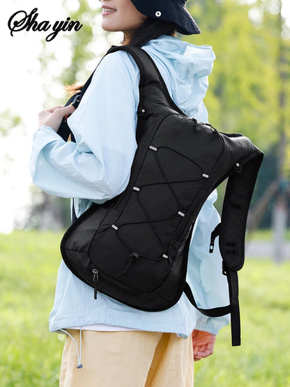 New 12L Outdoor Sport Bike Cycling Running Hiking Hydration Water Bag Storage Helmet Pack Waterproof UltraLight Bladder Backpack