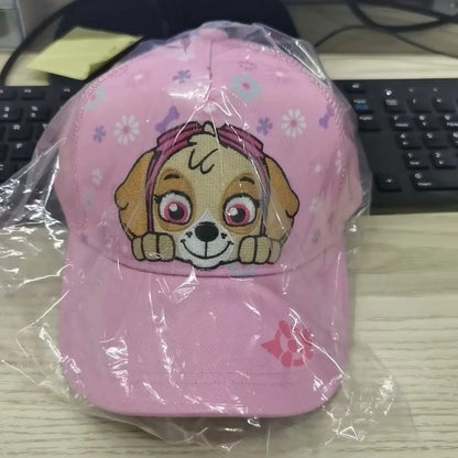Genuine Paw Patrol Kids Baseball Cap Embroidery Children Girls Boys Sun Hat Spring Summer Outdoor Adjustable Visor Baby Cap