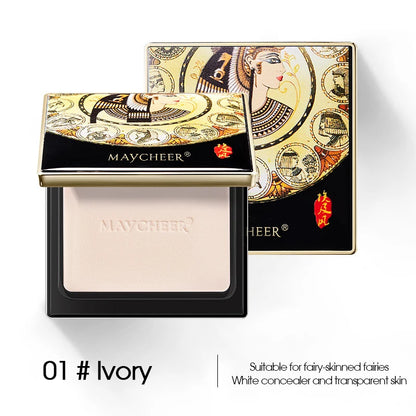 Egyptian style powder for long time oil control concealer, white, makeup free, waterproof and moisturizing