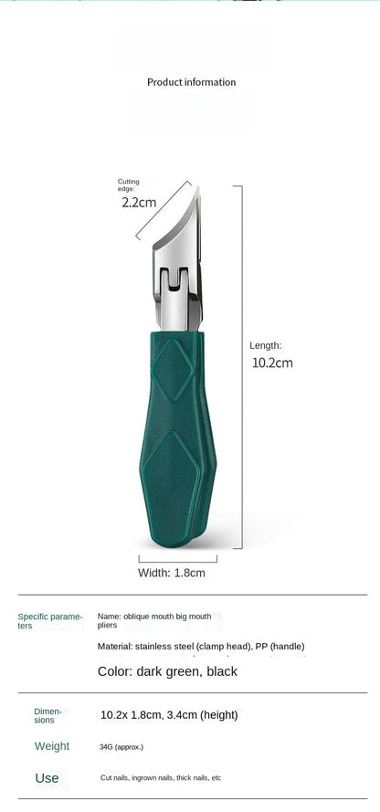 Toenail Clipper For Ingrown Or Thick Toenails Toenails Trimmer Professional Podiatrist Toenail Nipper With Stainless Steel Ultra