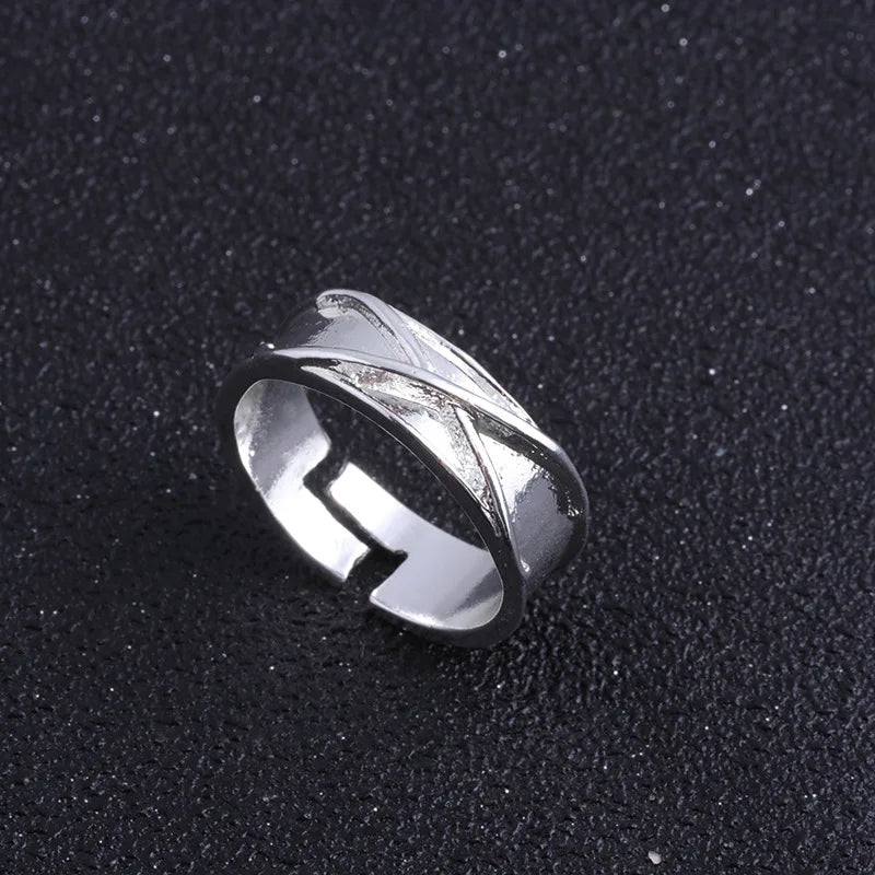 Anime Super Black Son Goku Ring Saiyan Cosplay Decoration Adjustable Finger Rings Fashion Jewelry Accessories Gifts