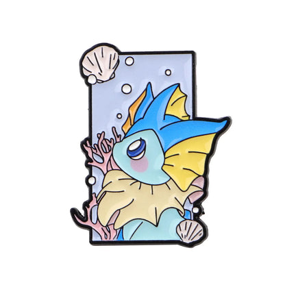 Cute Anime Game Enamel Pin Cool Monster Animal Brooches Woman Men Backpack Accessories Bags Badge Lapel Jewelry Gift for Fans