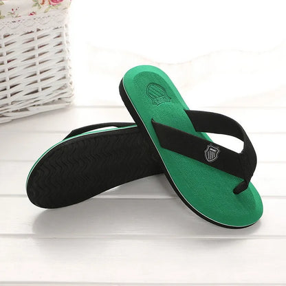 Flip-Flops For Men 2024 Summer Anti-Skid Breathable Home Outdoor Comfortable Slippers Daily Casual Men Flip-Flops Beach Slippers