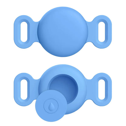 Waterproof Silicone Cover For Apple Airtag Case Double Ear Dog Cat Collar GPS Finder Protective Cases For Apple Air Tag Tracker